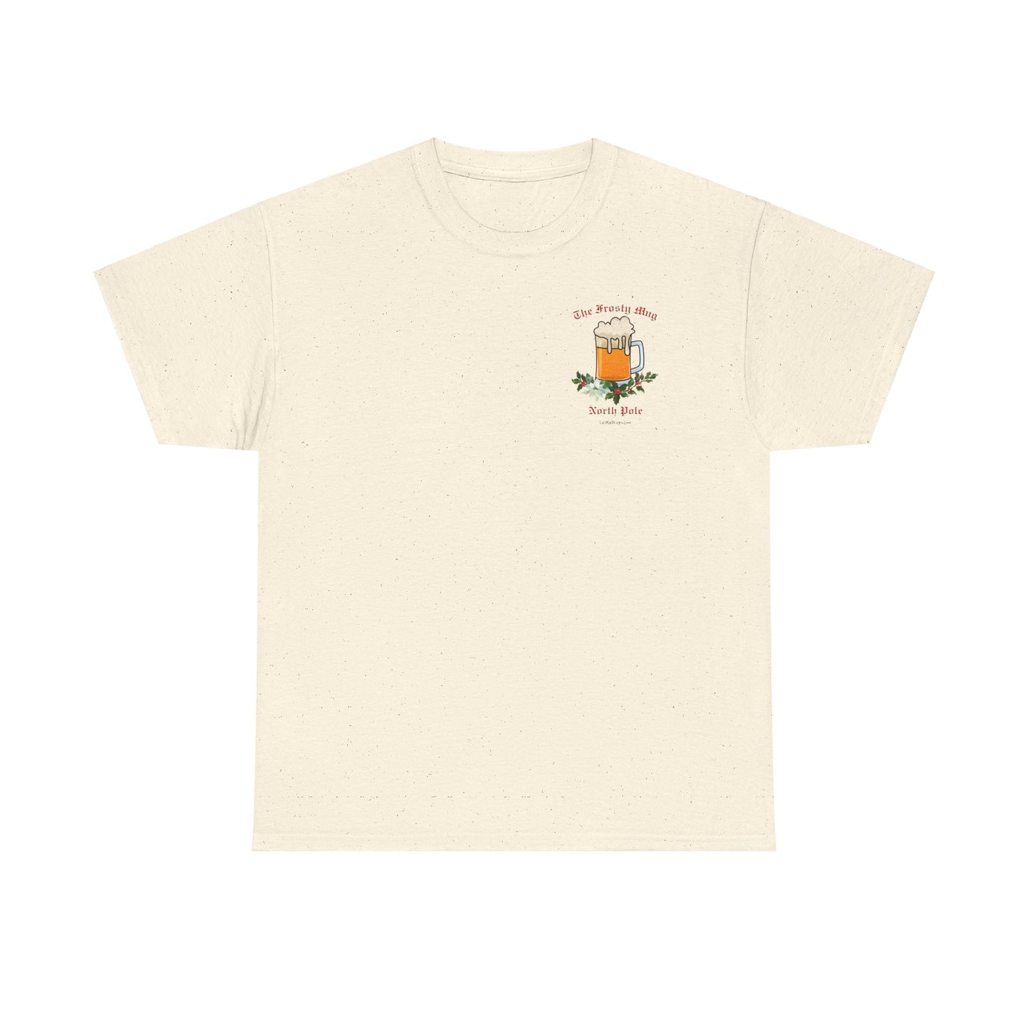 Unisex Imaginary North Pole Bar/Pub themed Christmas holiday Heavy Cotton Tee