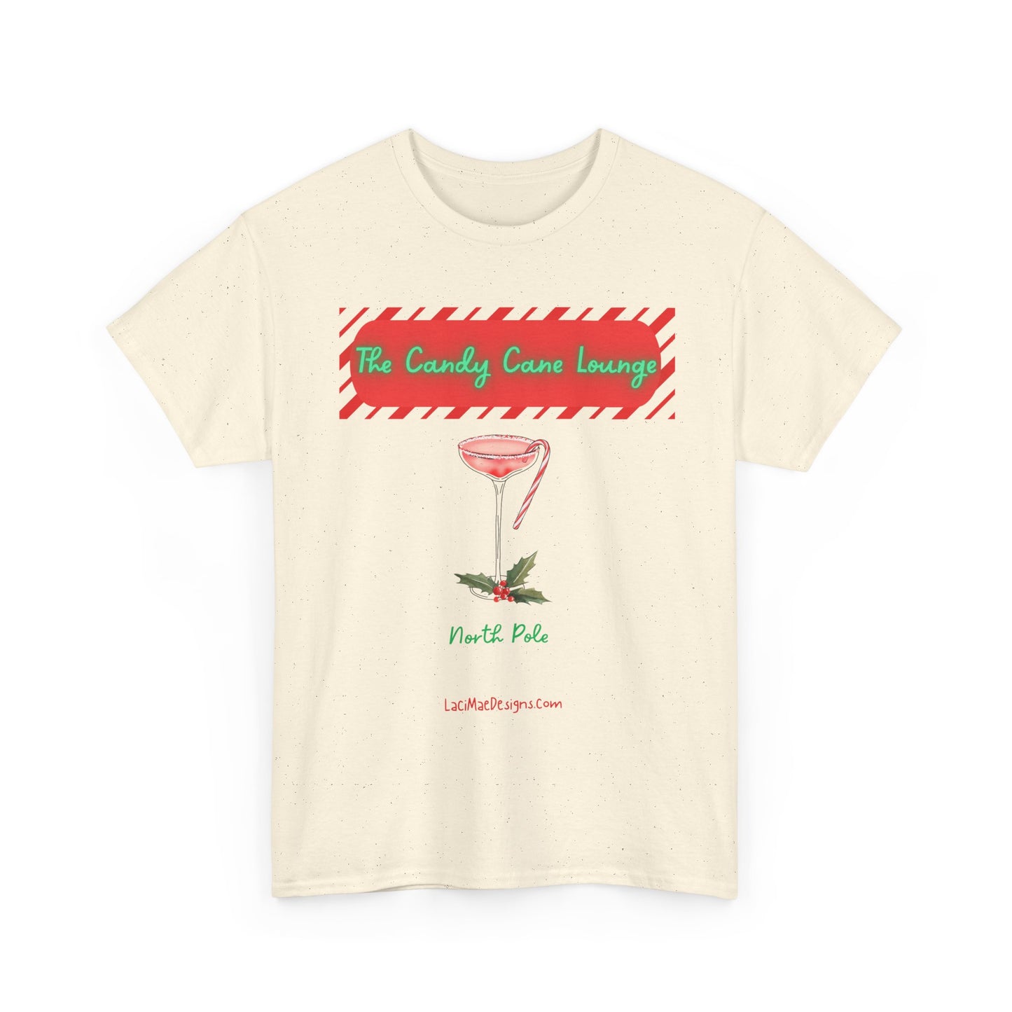 Fun, imaginary North Pole lounge Unisex Heavy Cotton Tee