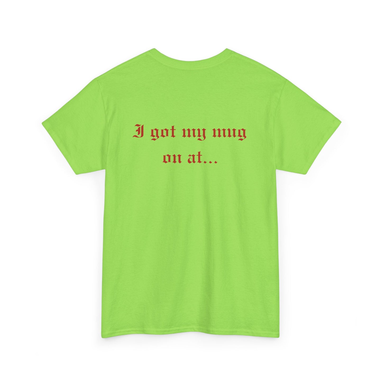 Unisex Imaginary North Pole Bar/Pub themed Christmas holiday Heavy Cotton Tee