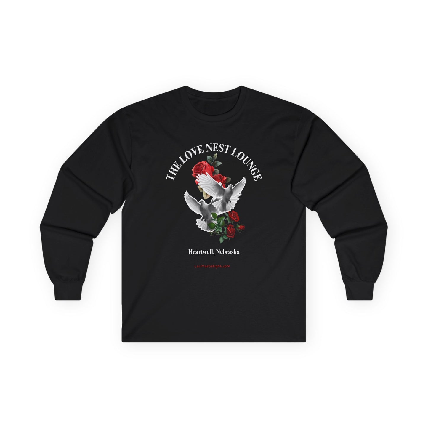 Fun Valentine's Day Themed, Imaginary Lounge Unisex Ultra Cotton Long Sleeve Tee