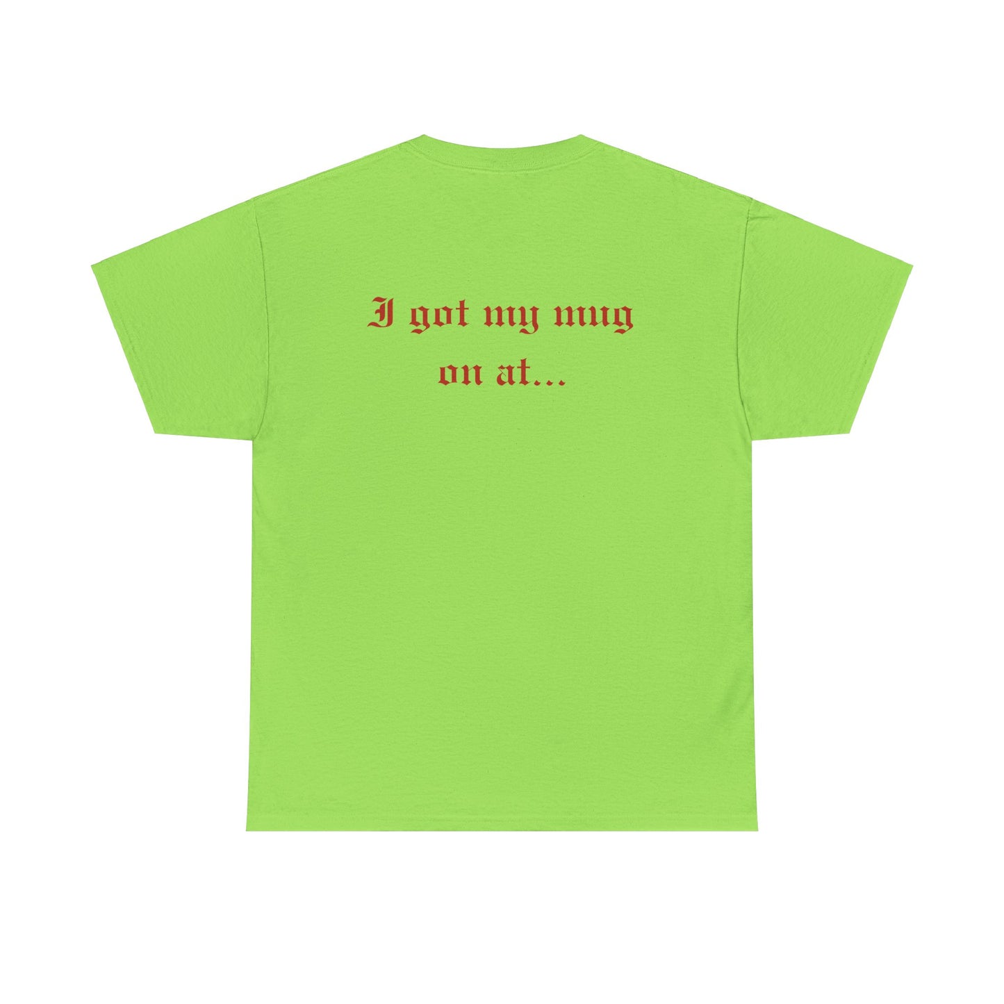 Unisex Imaginary North Pole Bar/Pub themed Christmas holiday Heavy Cotton Tee