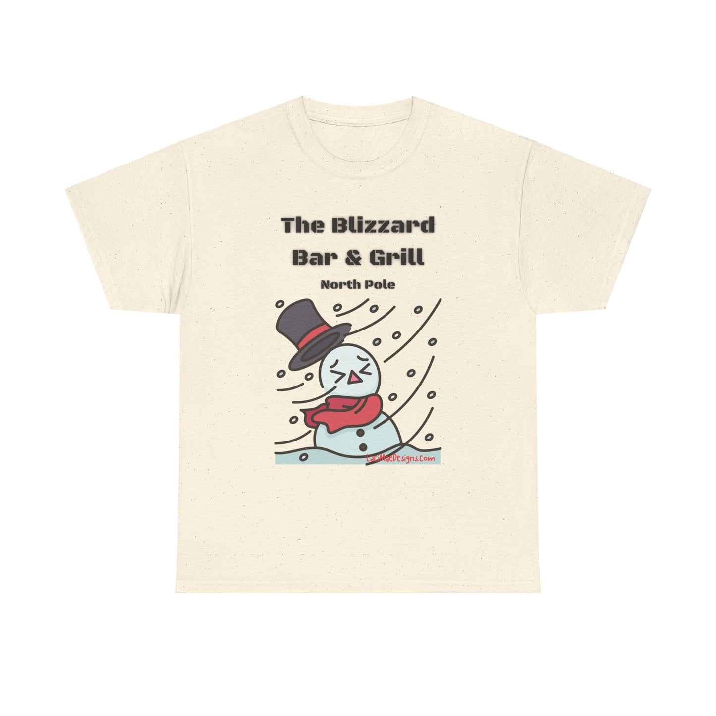 Fun, imaginary North Pole bar Unisex Heavy Cotton Tee