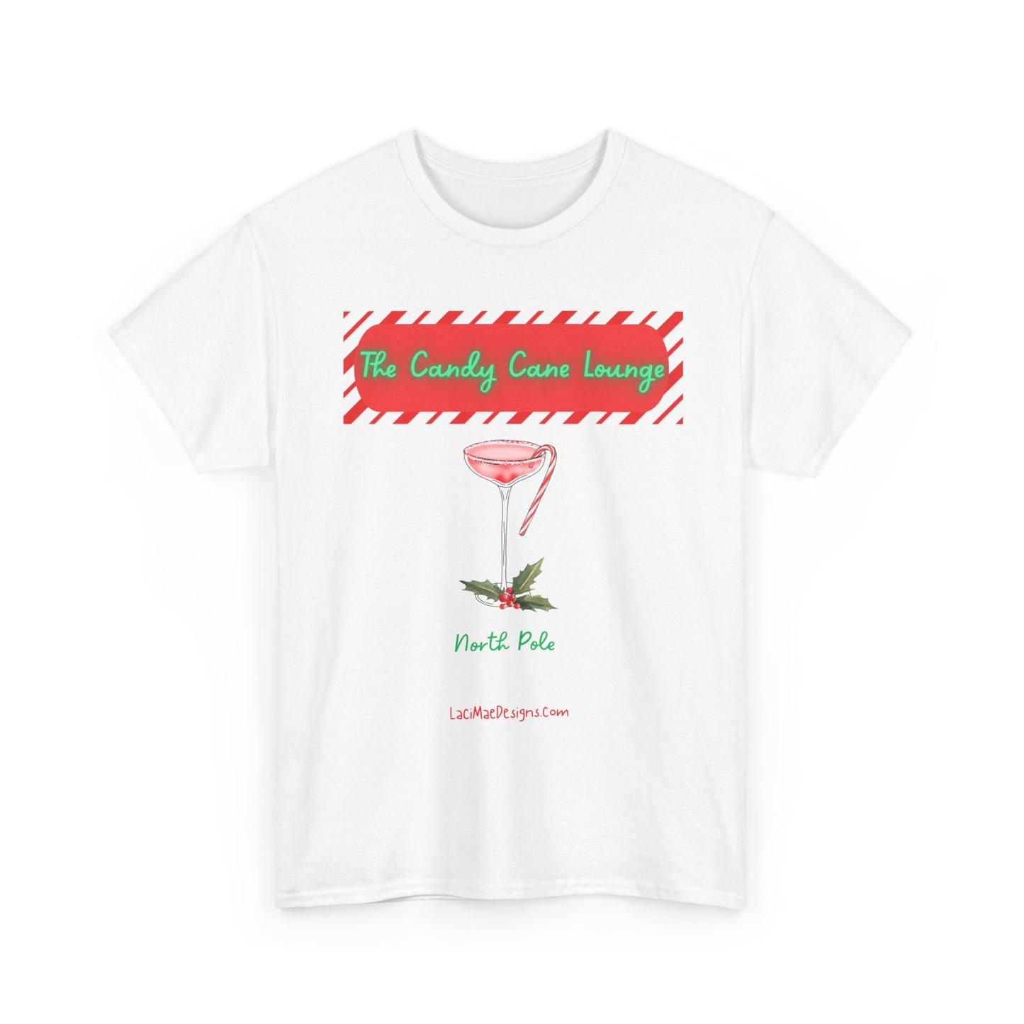 Fun, imaginary North Pole lounge Unisex Heavy Cotton Tee