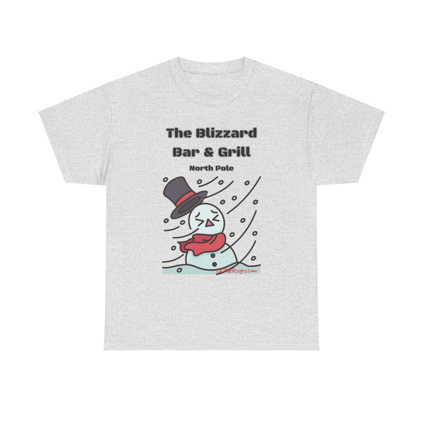 Fun, imaginary North Pole bar Unisex Heavy Cotton Tee