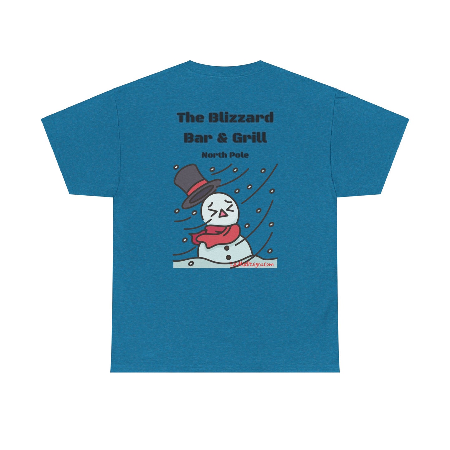 Fun, imaginary North Pole Bar & Grill Unisex Heavy Cotton Tee