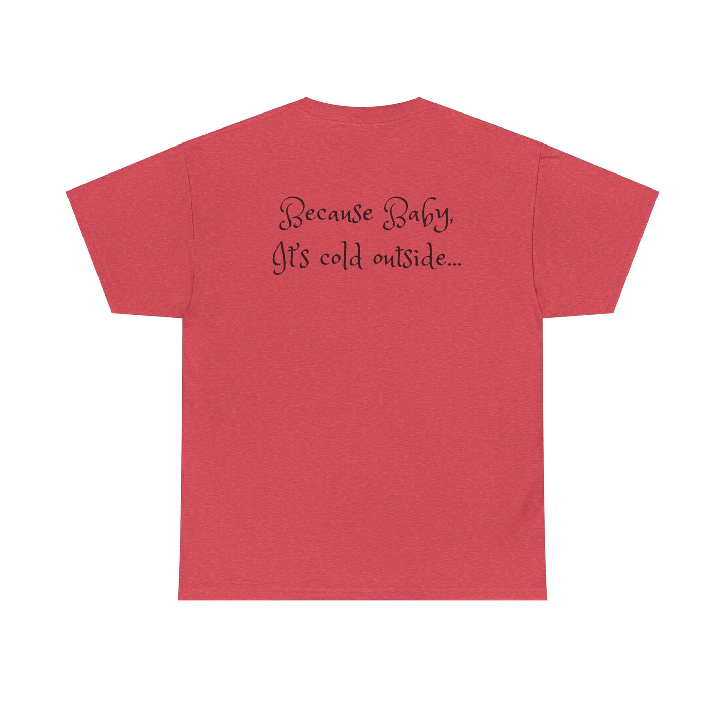 Fun, imaginary North Pole Gentleman's Club Unisex Heavy Cotton Tee