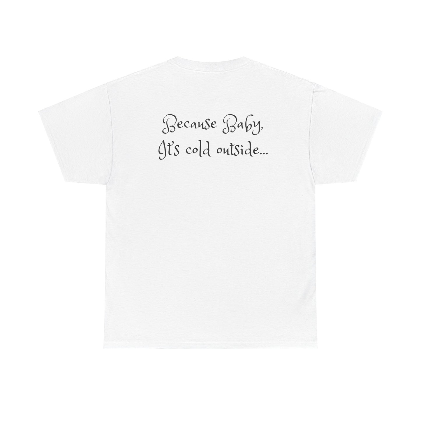 Fun, imaginary North Pole Gentleman's Club Unisex Heavy Cotton Tee
