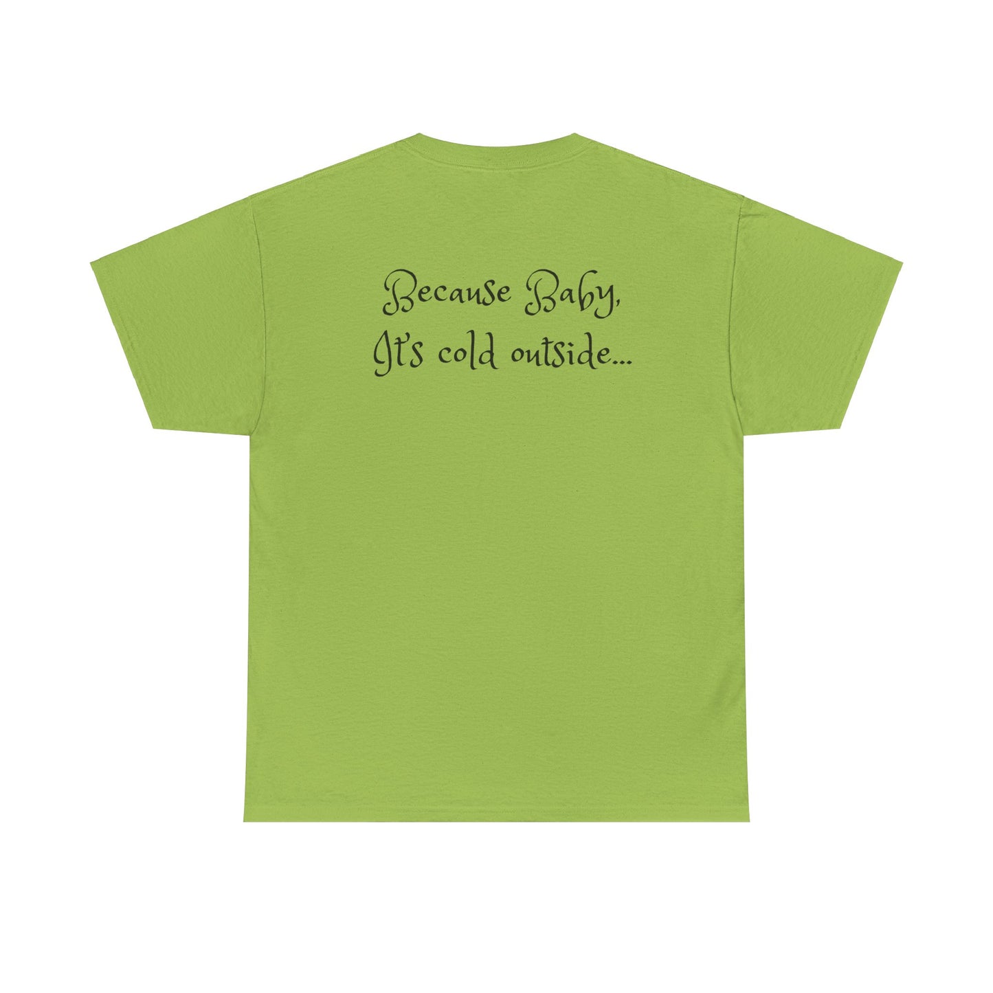 Fun, imaginary North Pole Gentleman's Club Unisex Heavy Cotton Tee