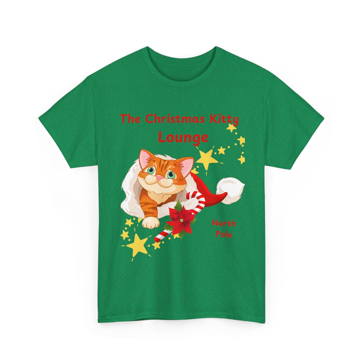 Fun Christmas North Pole imaginary lounge Unisex Heavy Cotton Tee