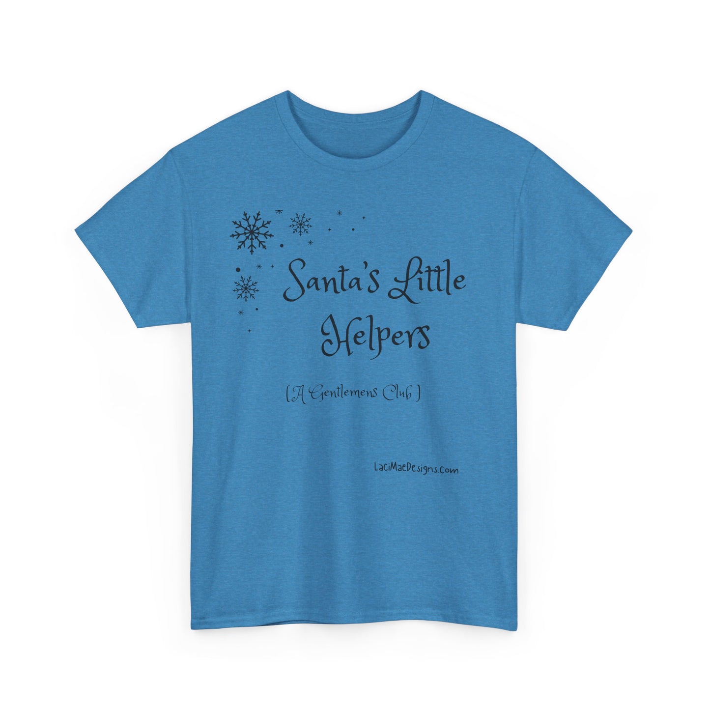 Fun, imaginary North Pole Gentleman's Club Unisex Heavy Cotton Tee