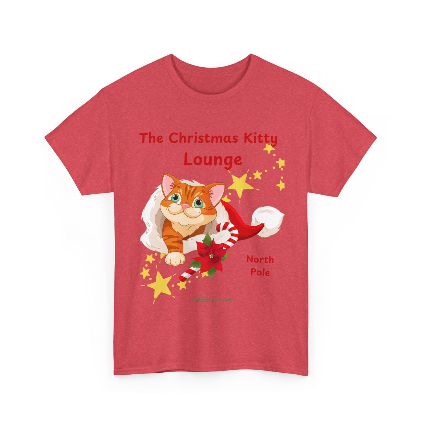 Fun Christmas North Pole imaginary lounge Unisex Heavy Cotton Tee