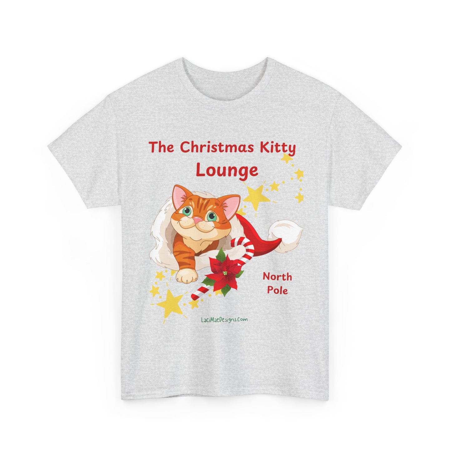 Fun Christmas North Pole imaginary lounge Unisex Heavy Cotton Tee