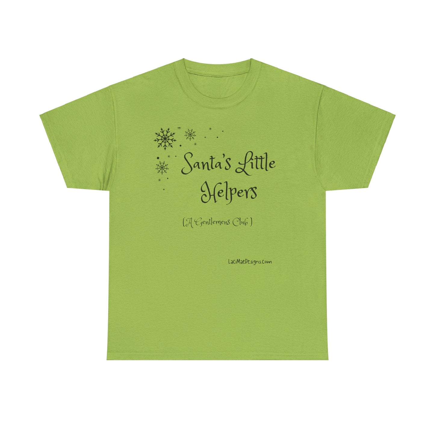 Fun, imaginary North Pole Gentleman's Club Unisex Heavy Cotton Tee