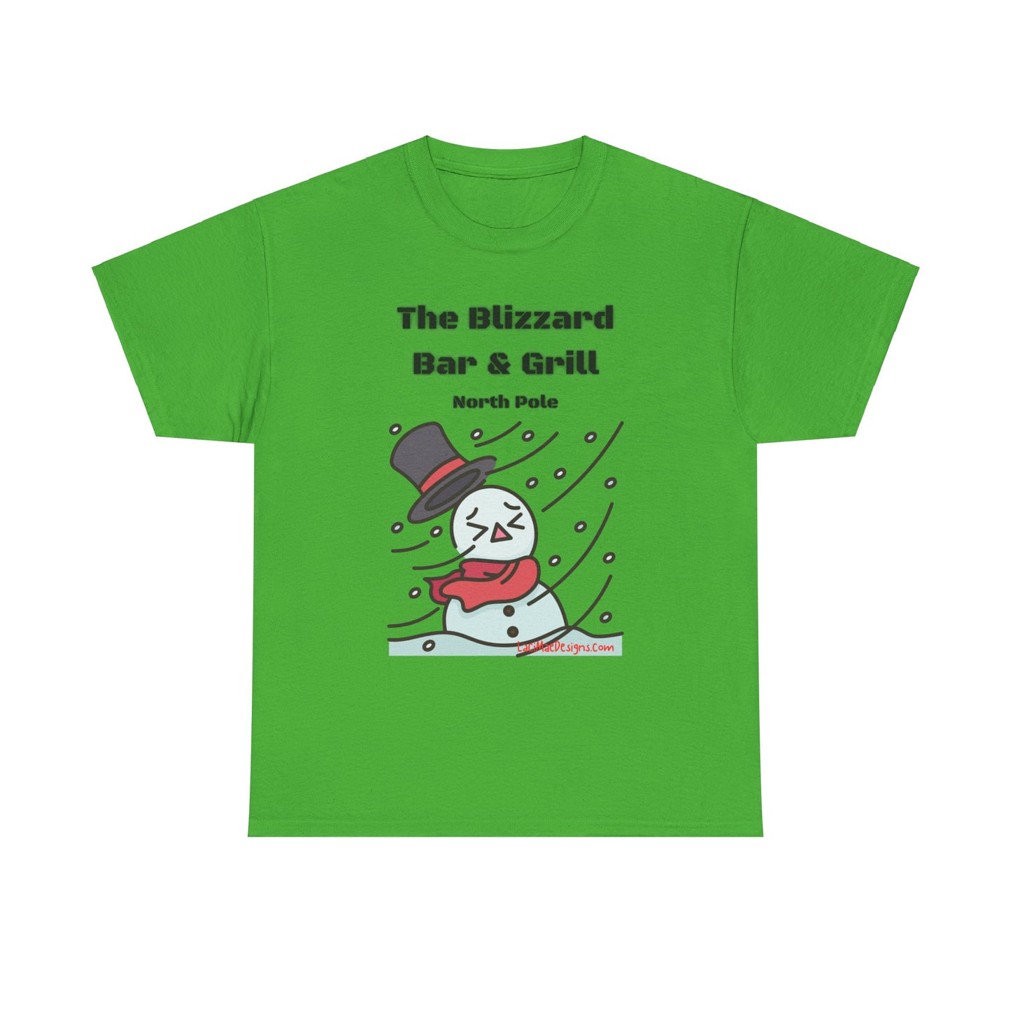 Fun, imaginary North Pole bar Unisex Heavy Cotton Tee