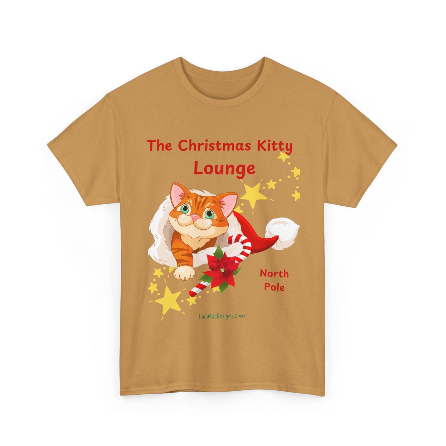 Fun Christmas North Pole imaginary lounge Unisex Heavy Cotton Tee