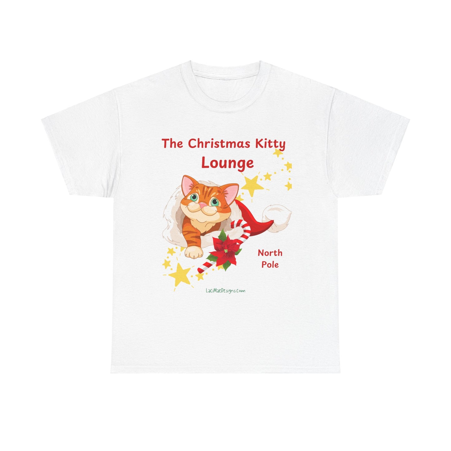 Fun Christmas North Pole imaginary lounge Unisex Heavy Cotton Tee