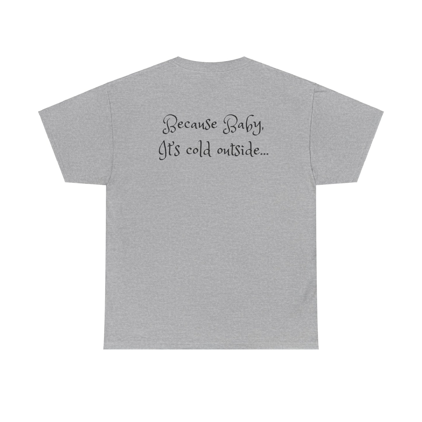 Fun, imaginary North Pole Gentleman's Club Unisex Heavy Cotton Tee