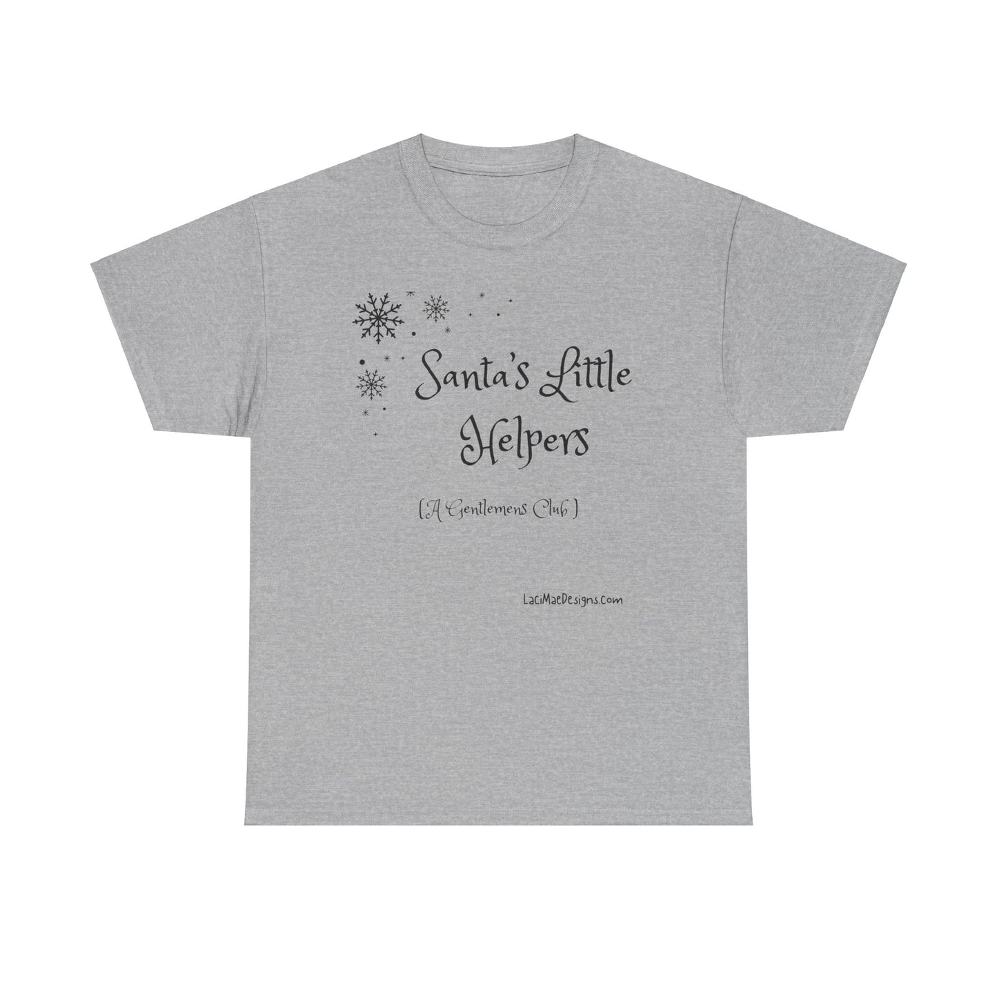 Fun, imaginary North Pole Gentleman's Club Unisex Heavy Cotton Tee