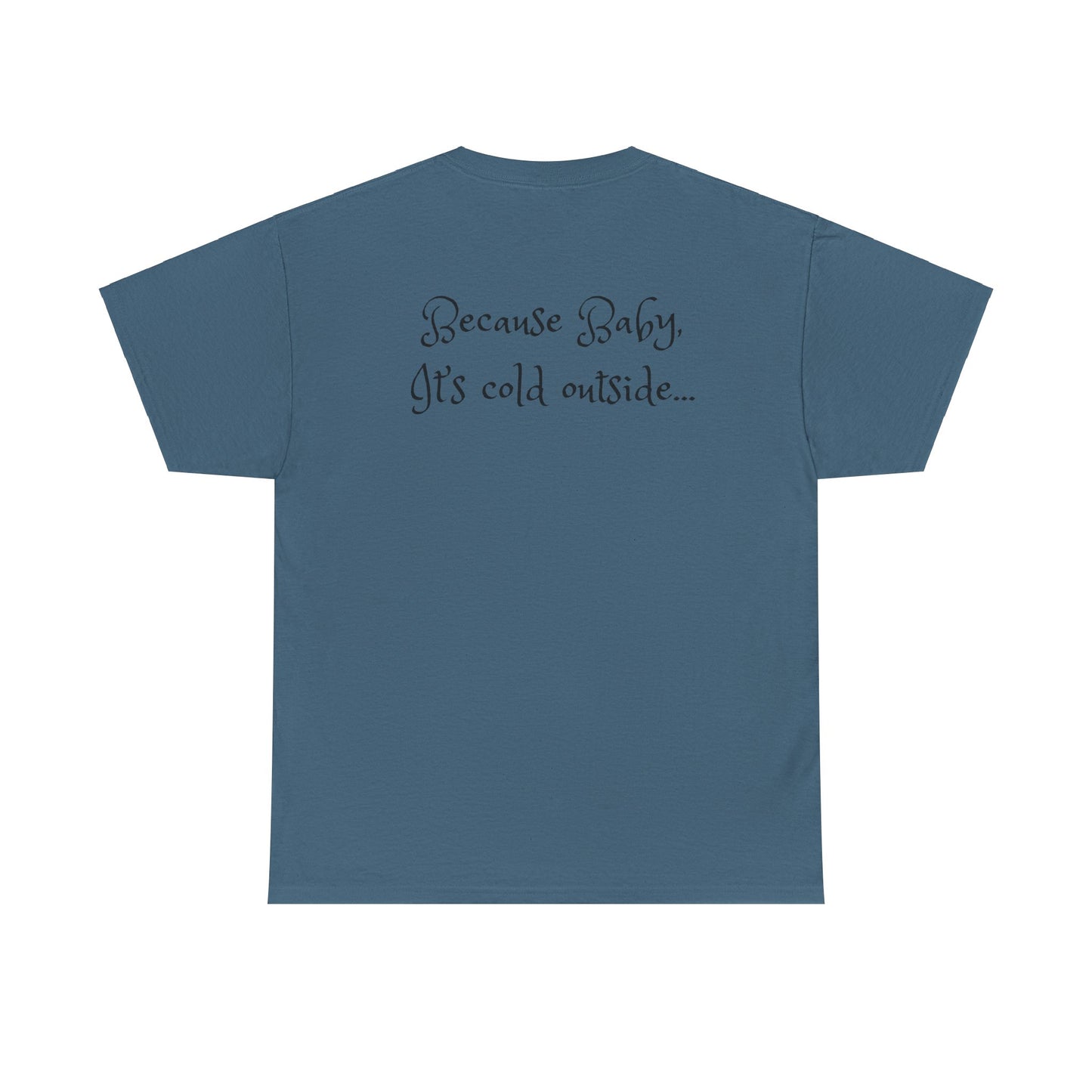 Fun, imaginary North Pole Gentleman's Club Unisex Heavy Cotton Tee