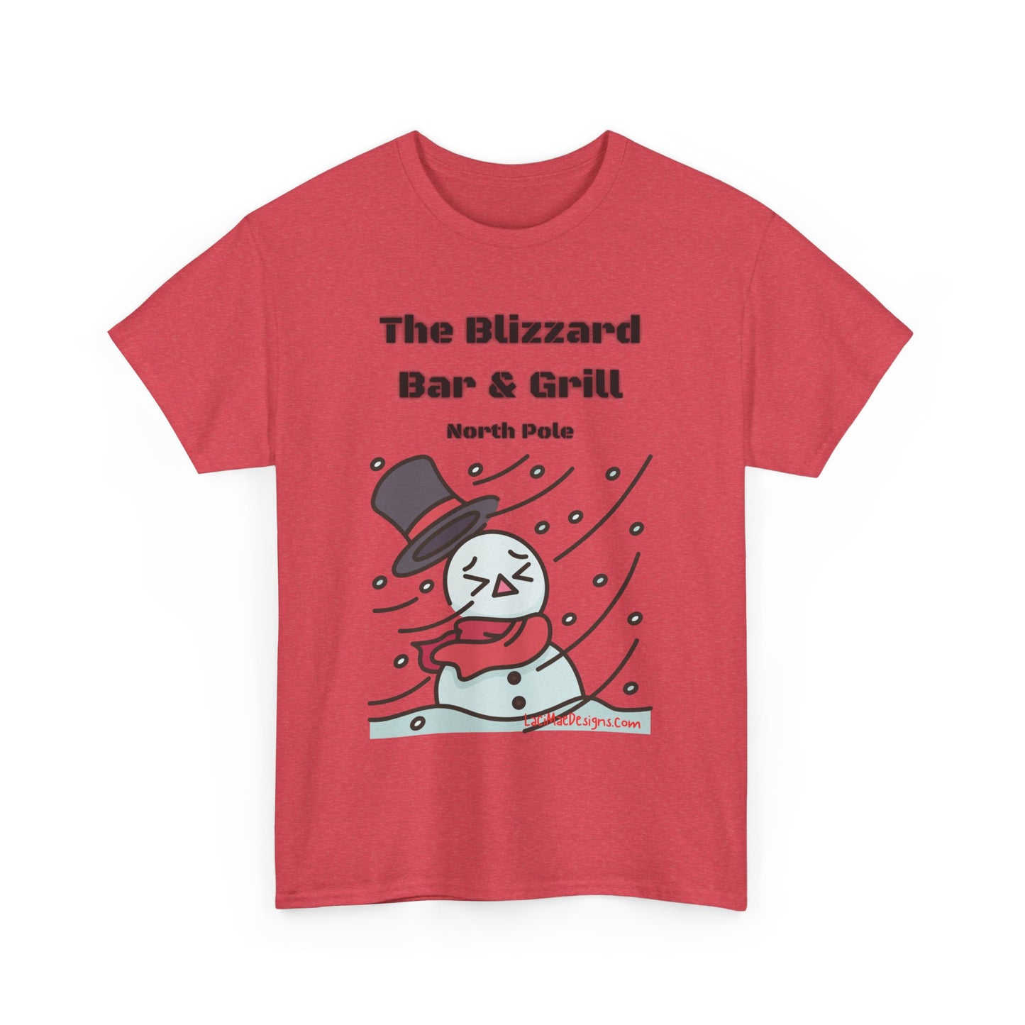 Fun, imaginary North Pole bar Unisex Heavy Cotton Tee