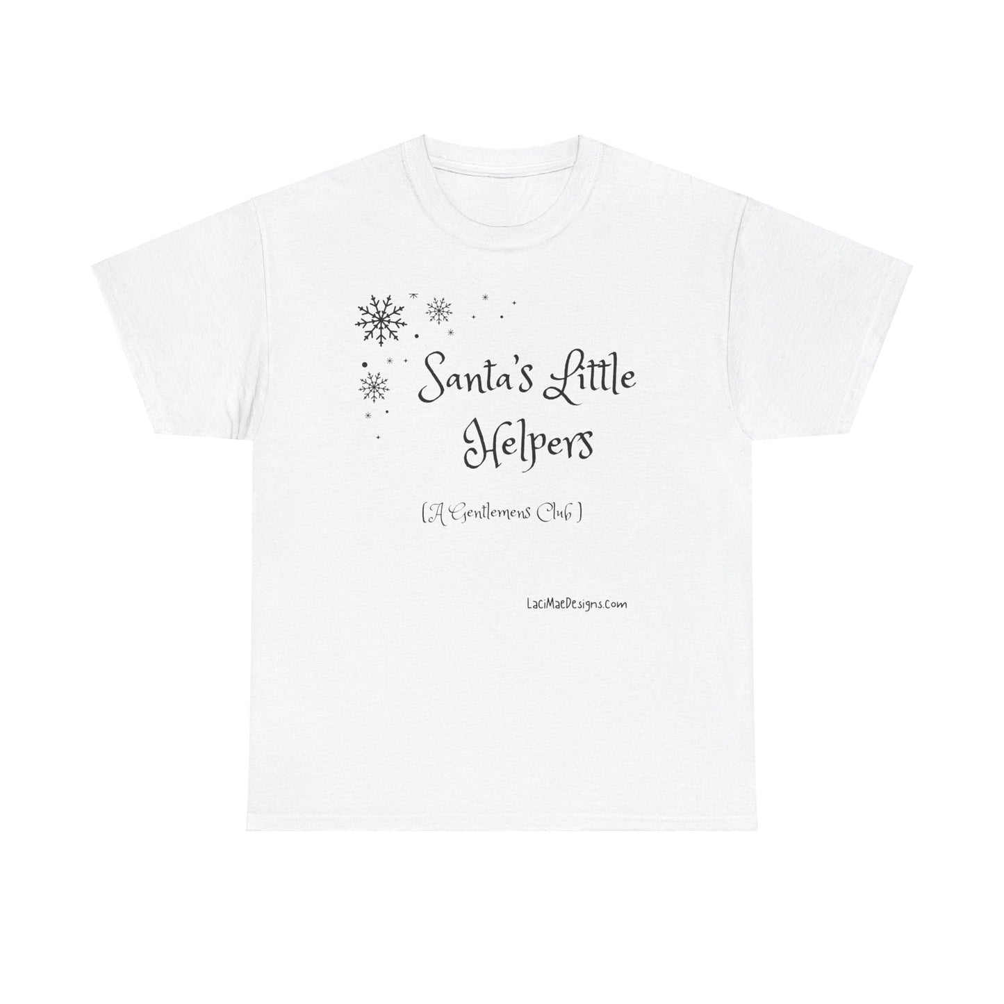 Fun, imaginary North Pole Gentleman's Club Unisex Heavy Cotton Tee