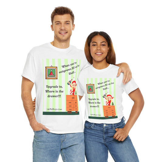 Fun Christmas themed graphic Unisex Heavy Cotton Tee