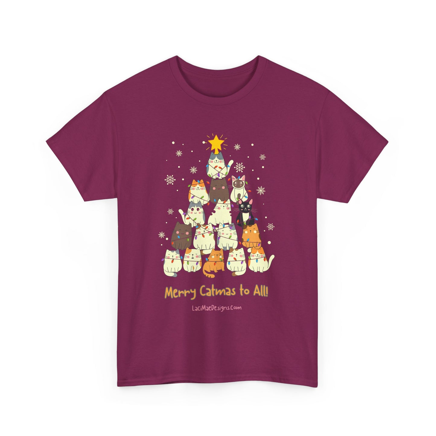 Fun Christmas themed Unisex Heavy Cotton Tee