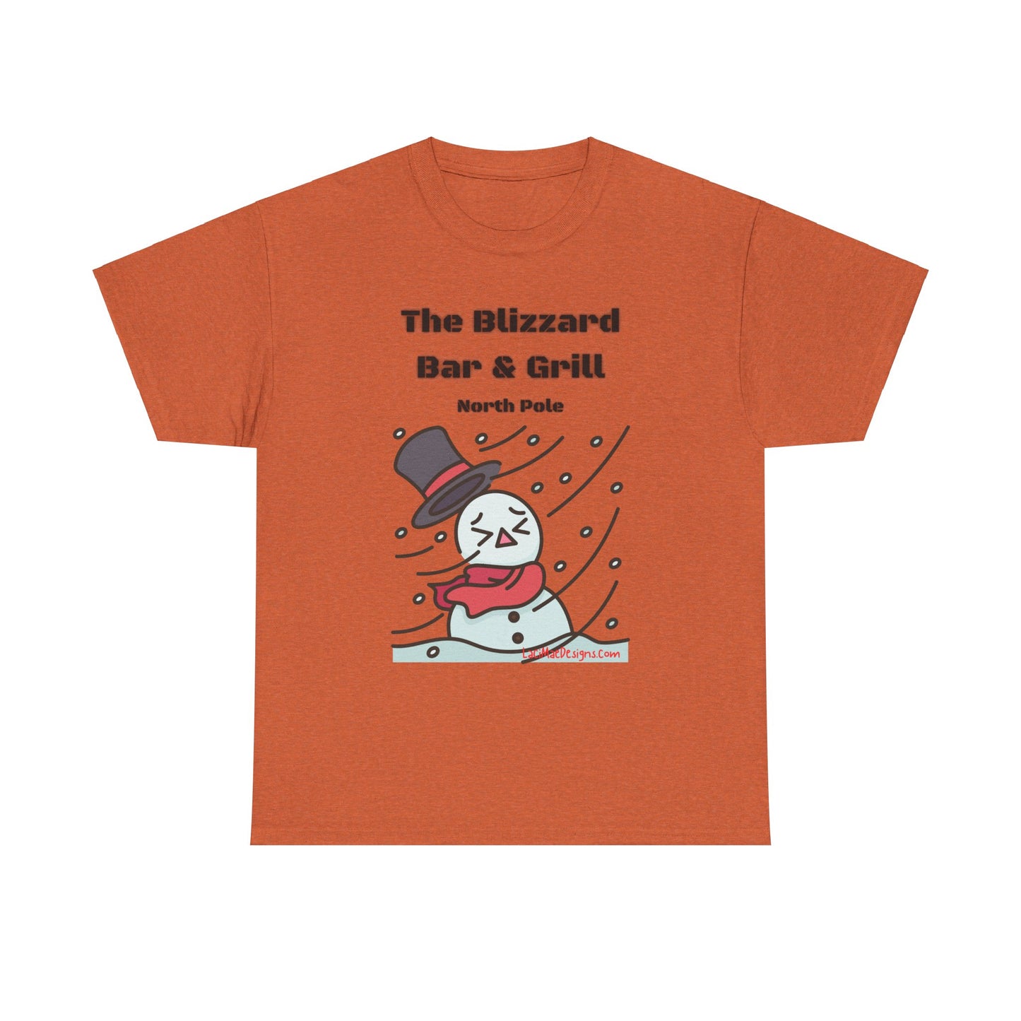 Fun, imaginary North Pole bar Unisex Heavy Cotton Tee