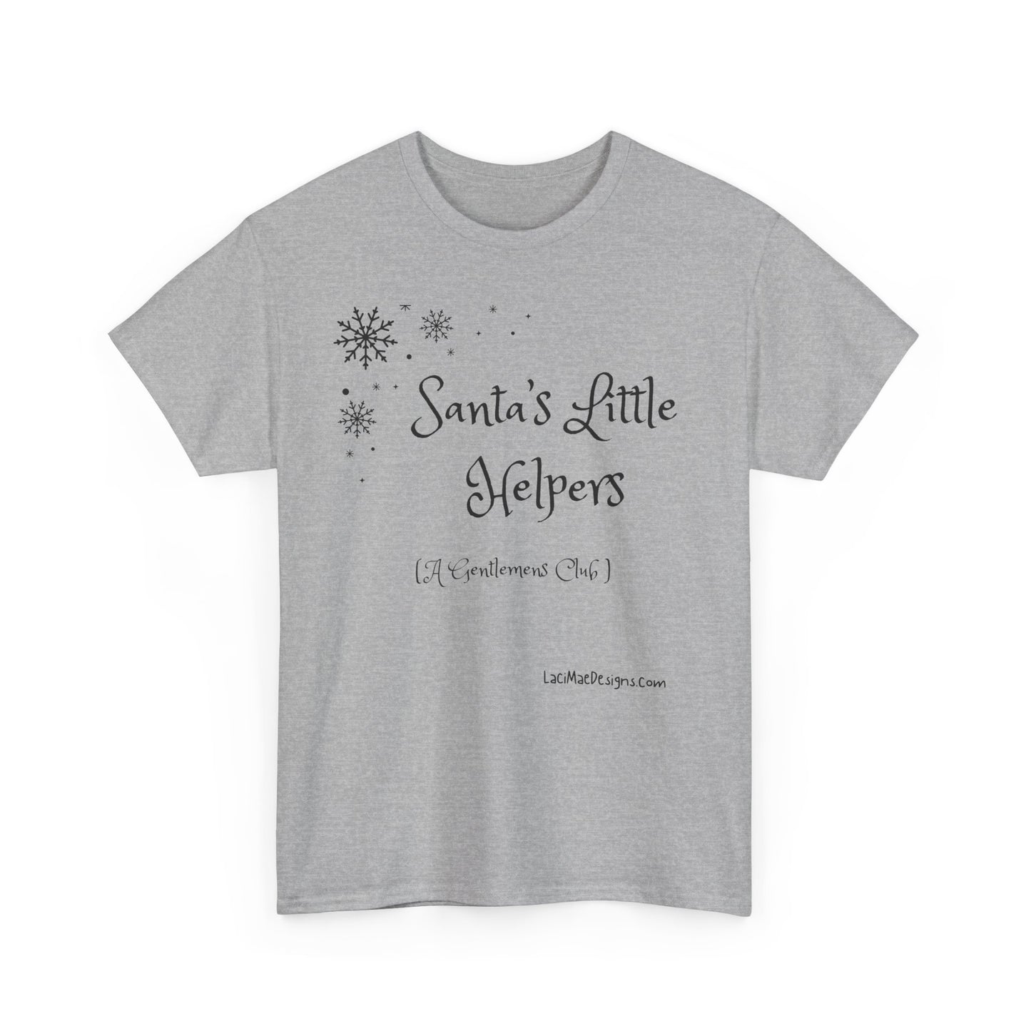 Fun, imaginary North Pole Gentleman's Club Unisex Heavy Cotton Tee