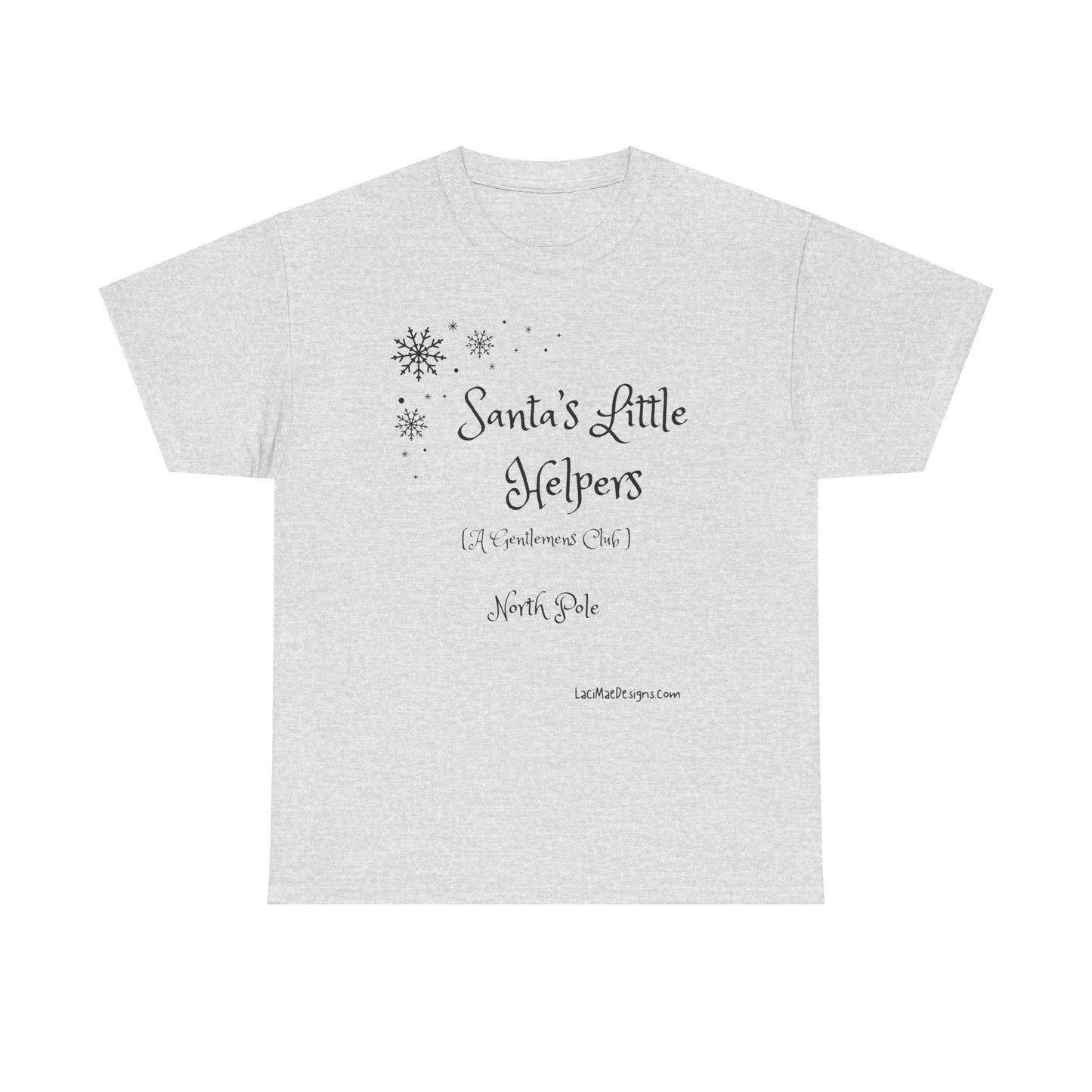 Fun, Imaginary North Pole Gentleman's Club Unisex Heavy Cotton Tee