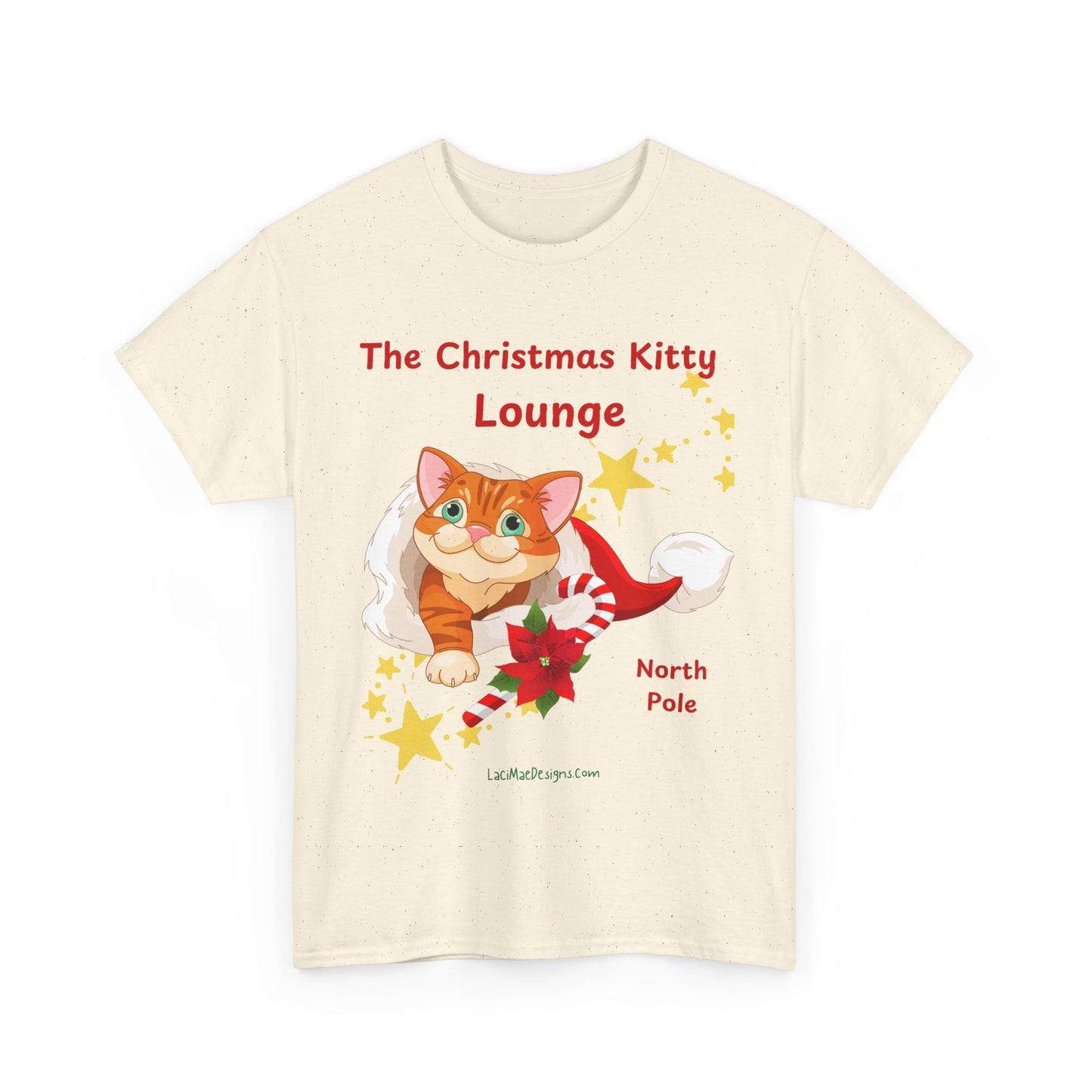 Fun Christmas North Pole imaginary lounge Unisex Heavy Cotton Tee