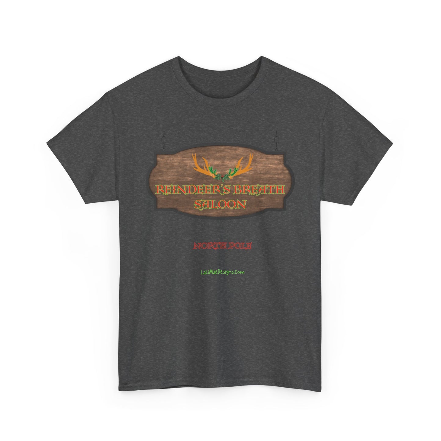 Fun, Imaginary North Pole saloon Unisex Heavy Cotton Tee