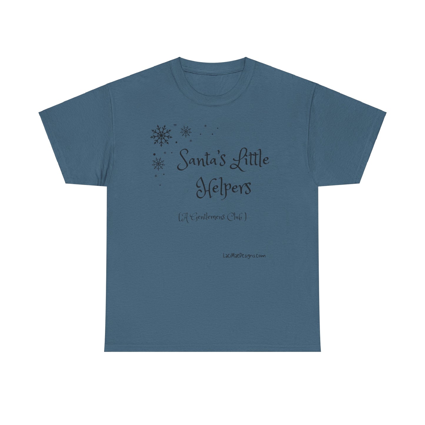 Fun, imaginary North Pole Gentleman's Club Unisex Heavy Cotton Tee