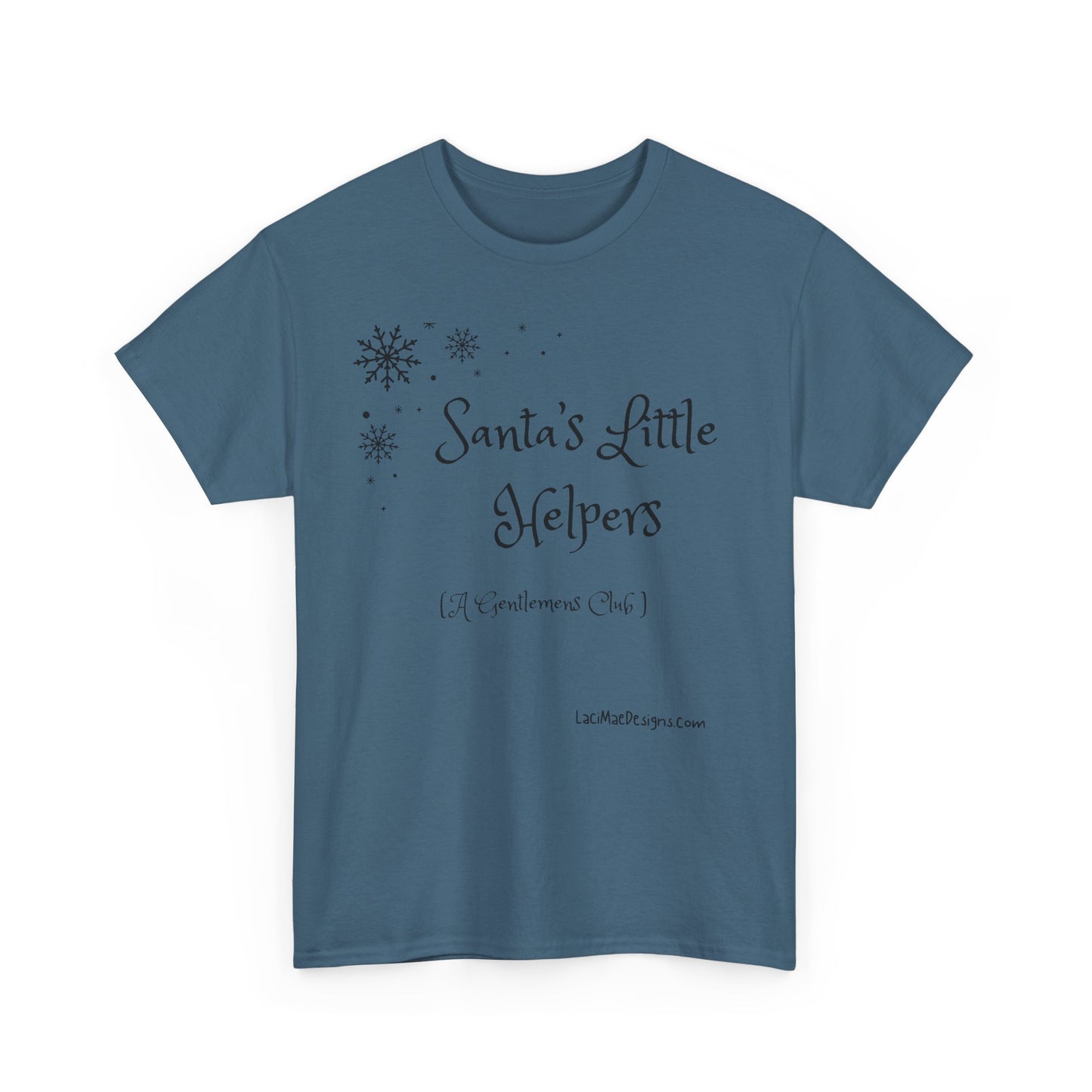 Fun, imaginary North Pole Gentleman's Club Unisex Heavy Cotton Tee