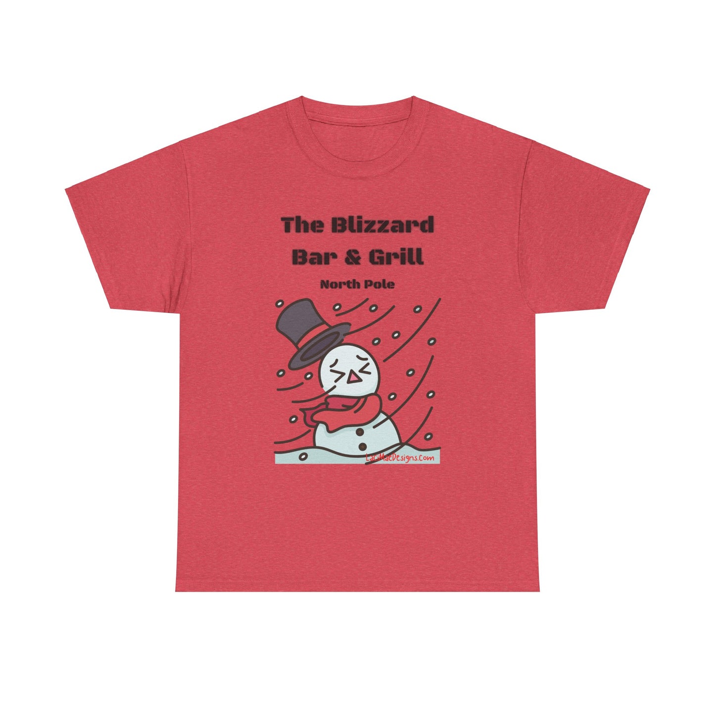 Fun, imaginary North Pole bar Unisex Heavy Cotton Tee