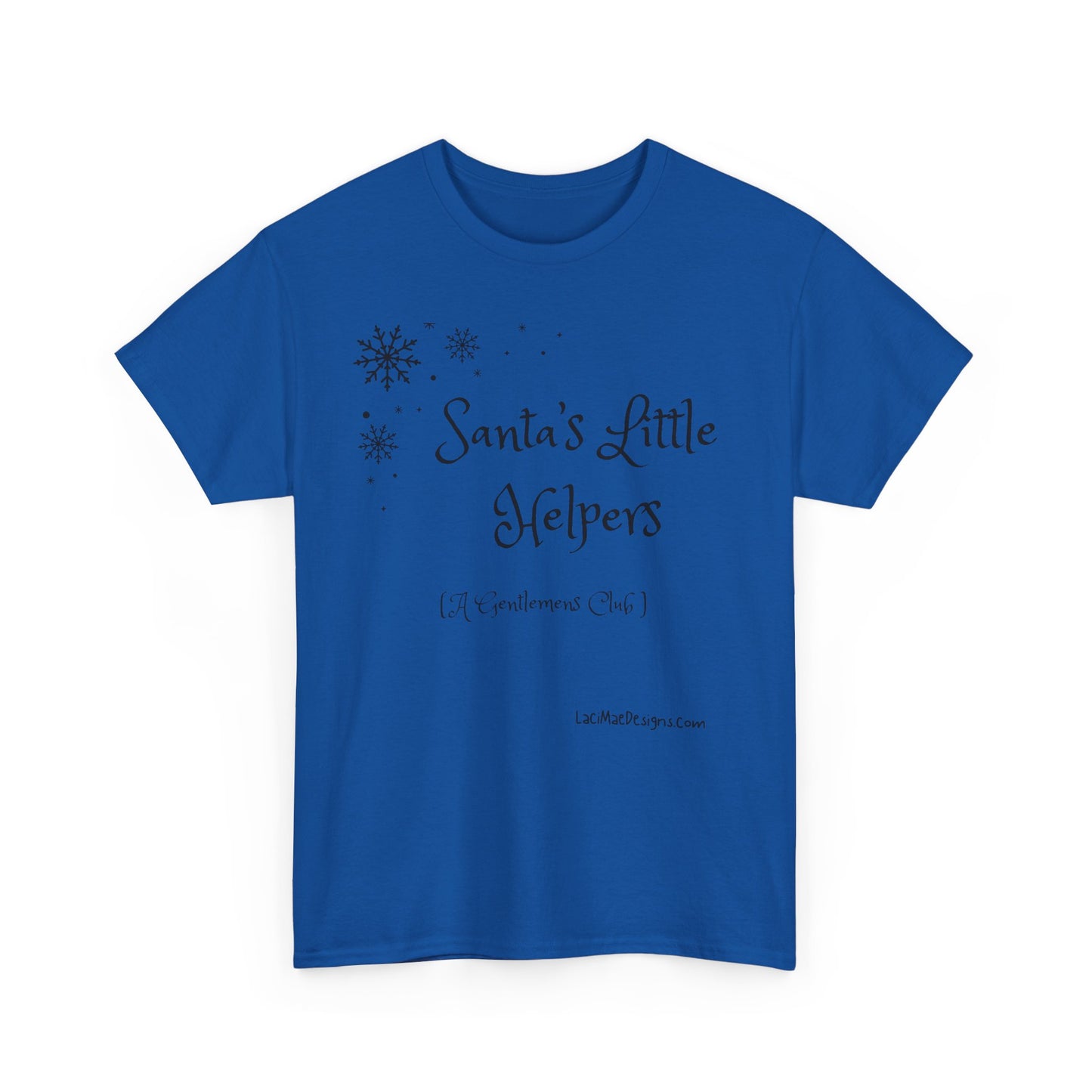 Fun, imaginary North Pole Gentleman's Club Unisex Heavy Cotton Tee