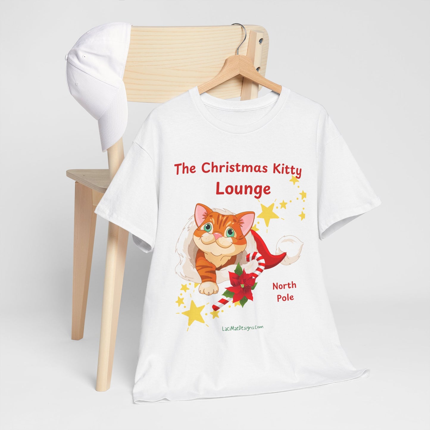 Fun Christmas North Pole imaginary lounge Unisex Heavy Cotton Tee