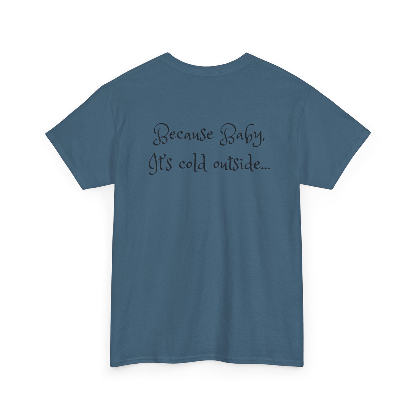 Fun, imaginary North Pole Gentleman's Club Unisex Heavy Cotton Tee