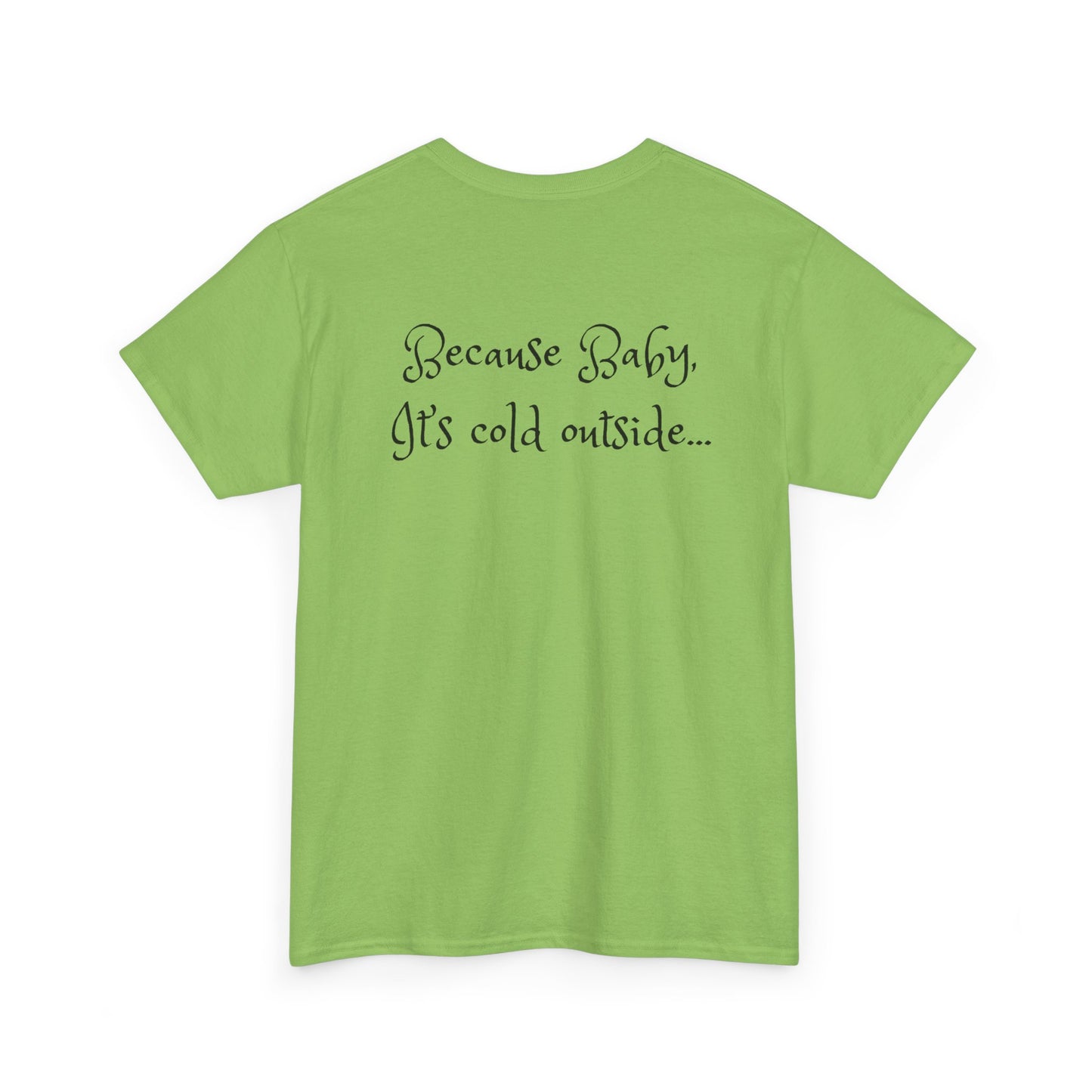 Fun, imaginary North Pole Gentleman's Club Unisex Heavy Cotton Tee