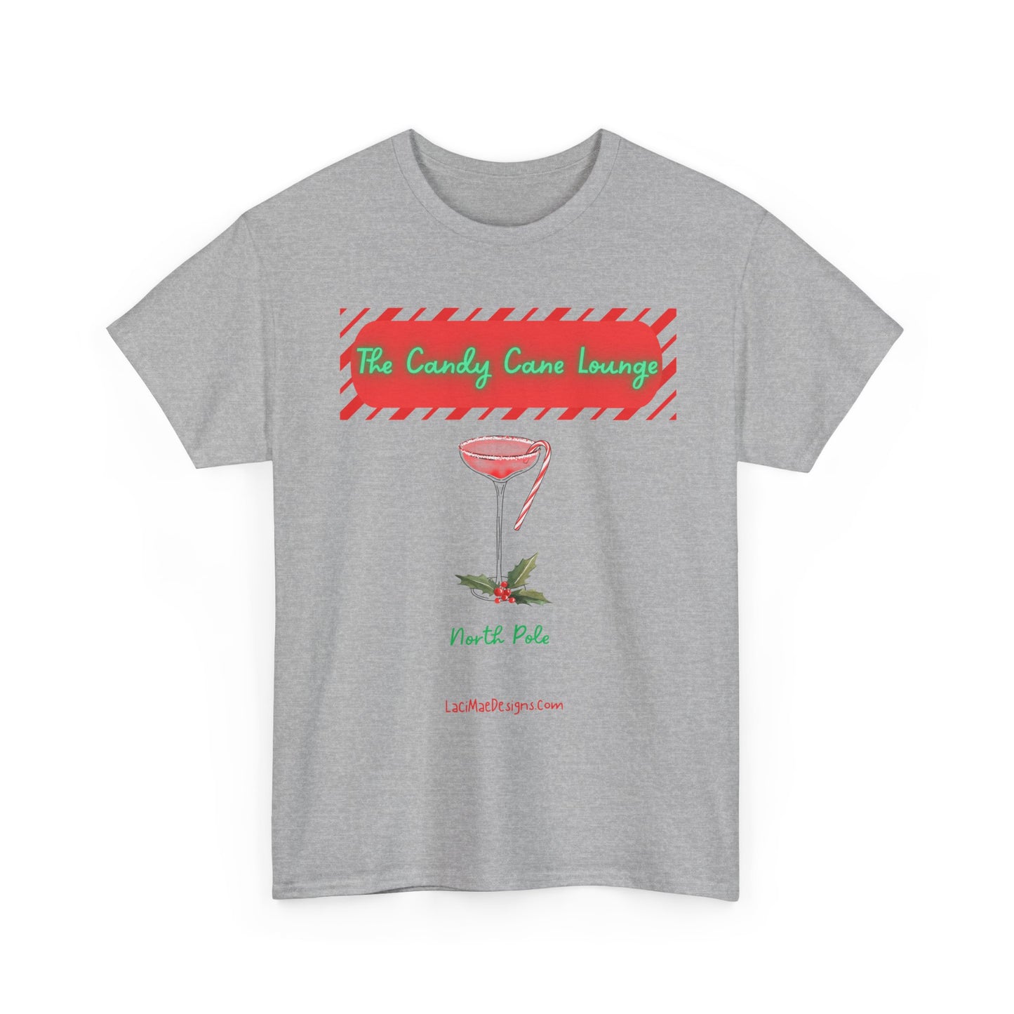 Fun, imaginary North Pole lounge Unisex Heavy Cotton Tee