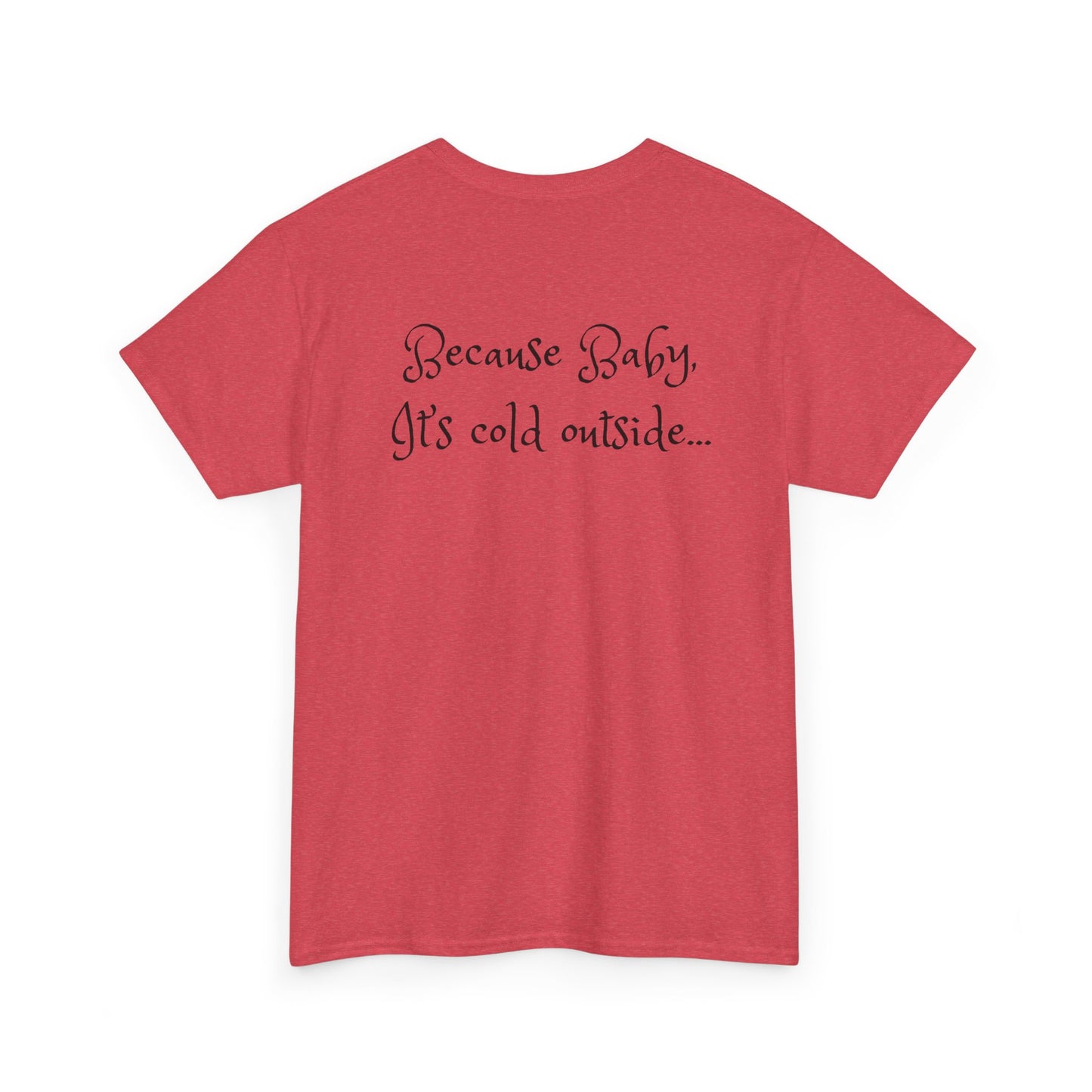 Fun, imaginary North Pole Gentleman's Club Unisex Heavy Cotton Tee