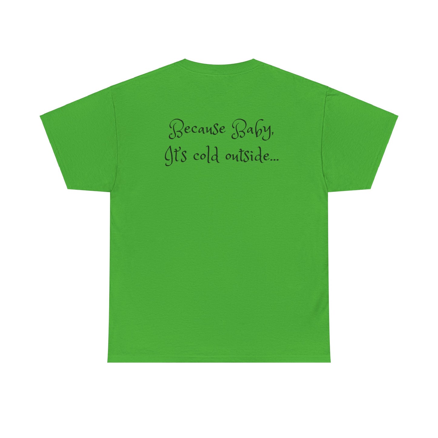 Fun, imaginary North Pole Gentleman's Club Unisex Heavy Cotton Tee