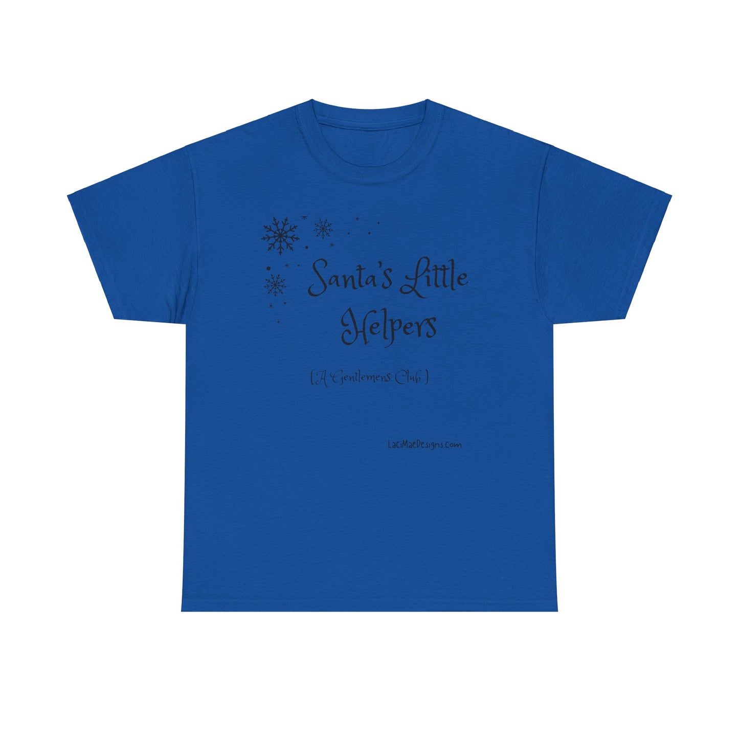 Fun, imaginary North Pole Gentleman's Club Unisex Heavy Cotton Tee