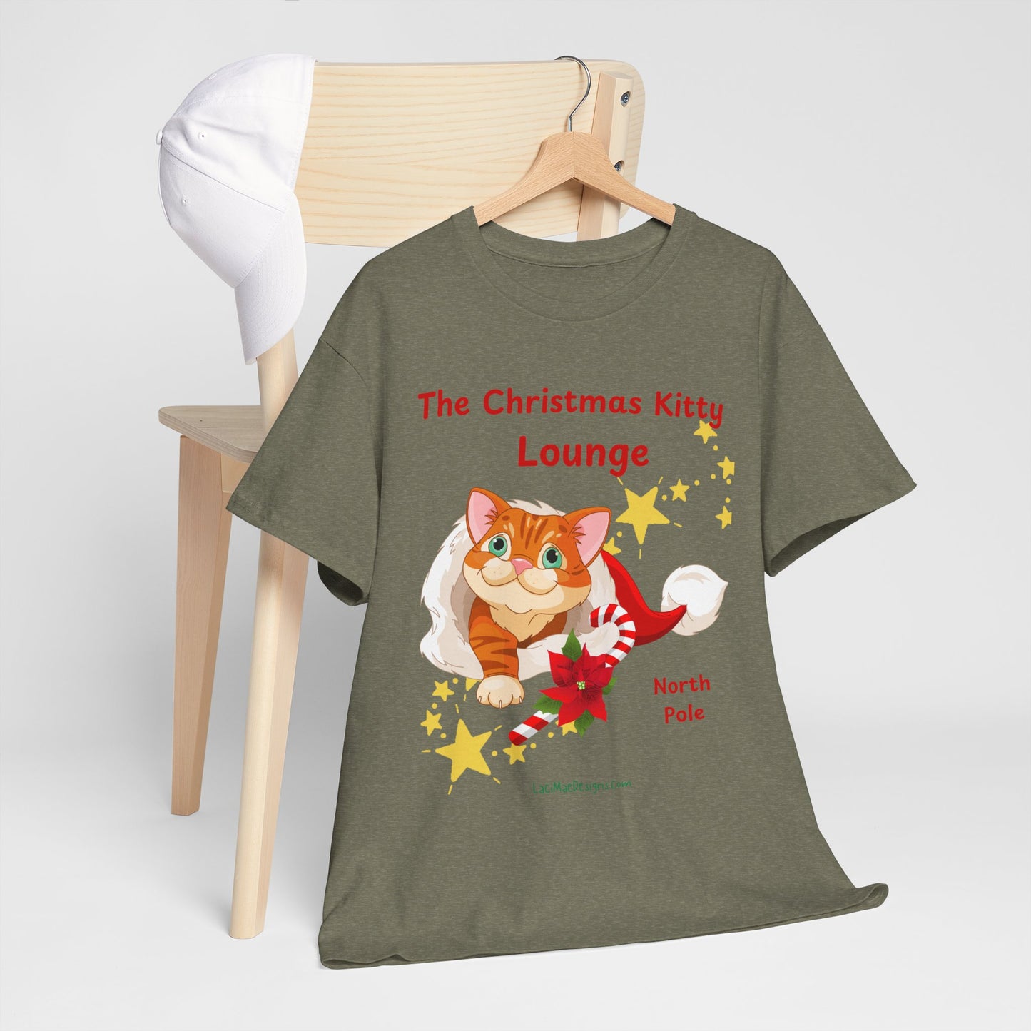 Fun Christmas North Pole imaginary lounge Unisex Heavy Cotton Tee