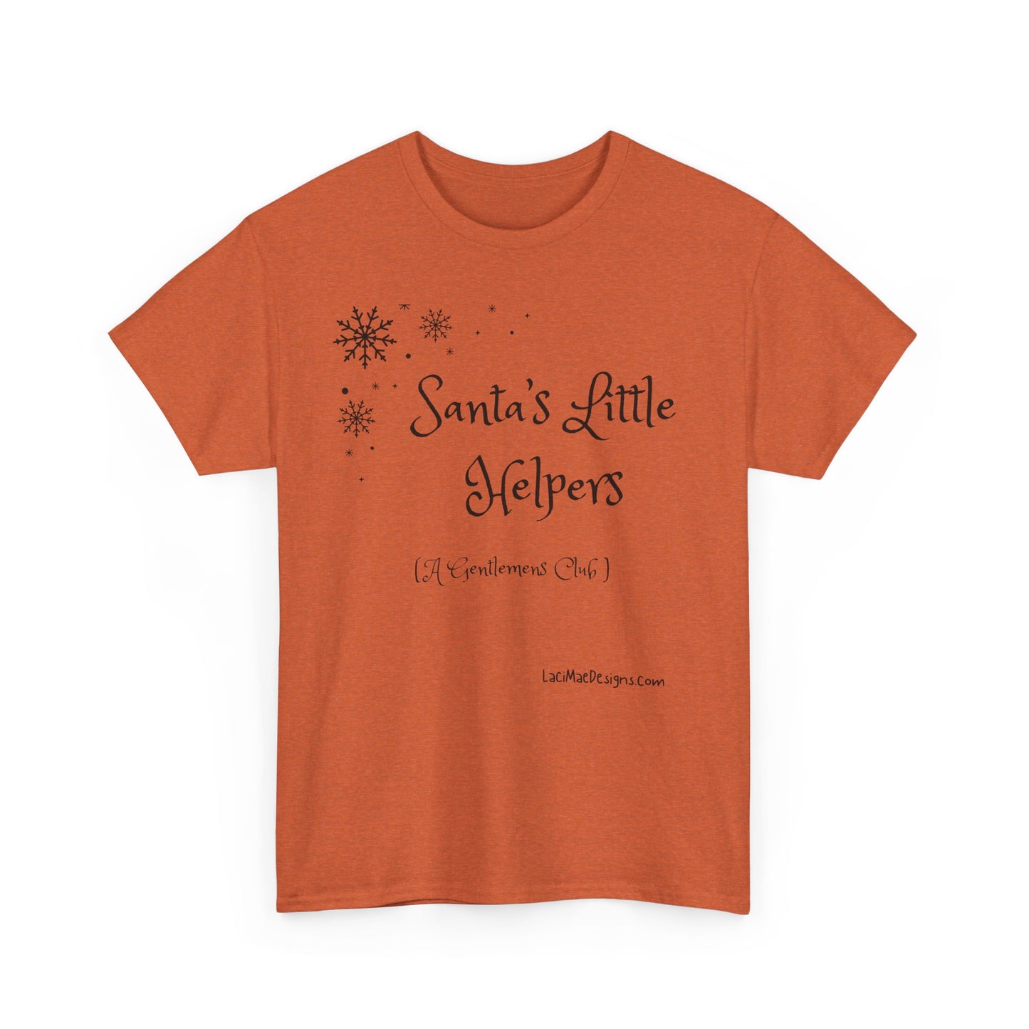 Fun, imaginary North Pole Gentleman's Club Unisex Heavy Cotton Tee