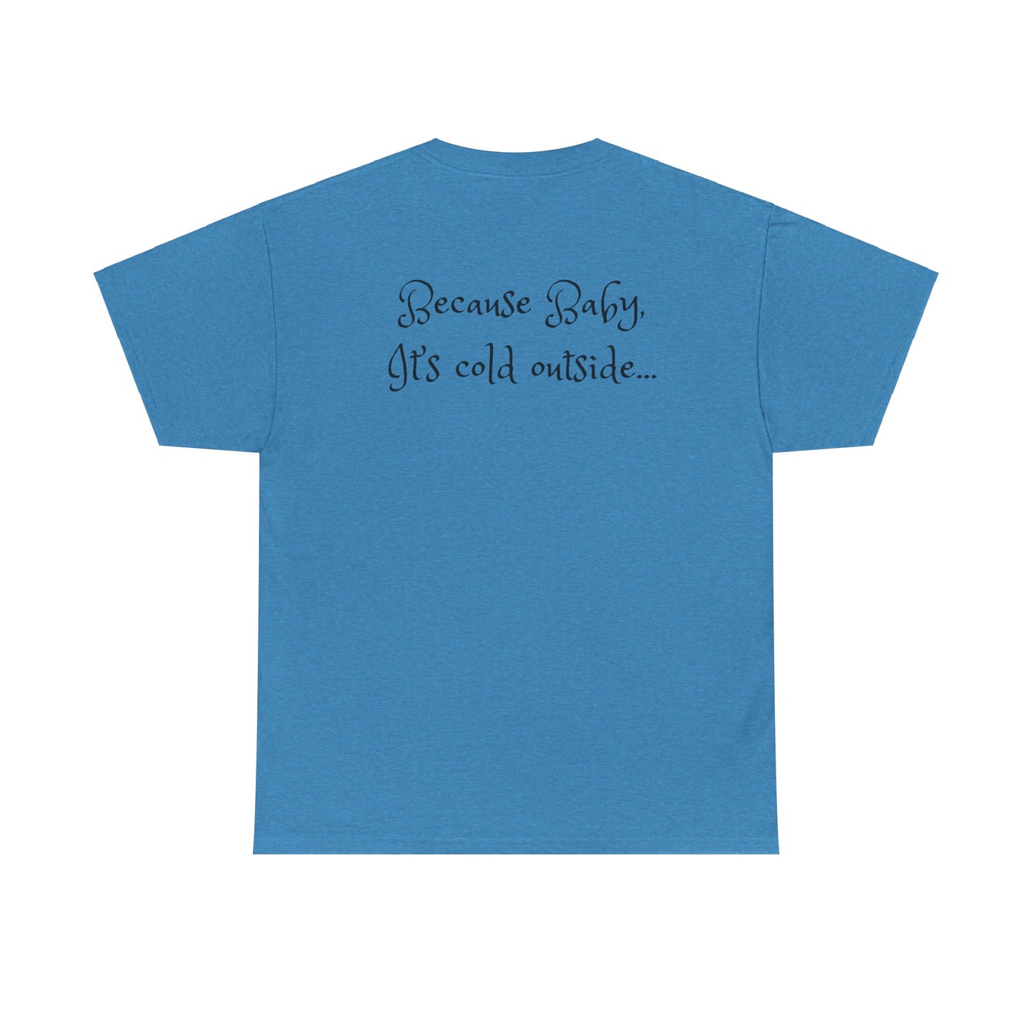 Fun, imaginary North Pole Gentleman's Club Unisex Heavy Cotton Tee