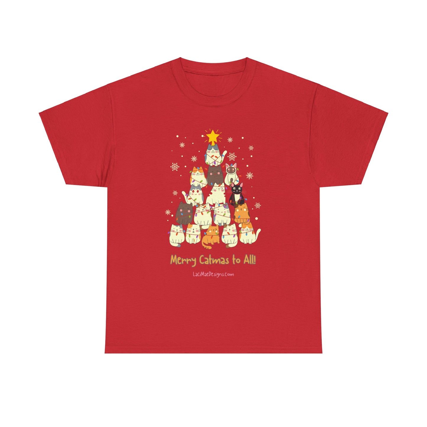 Fun Christmas themed Unisex Heavy Cotton Tee