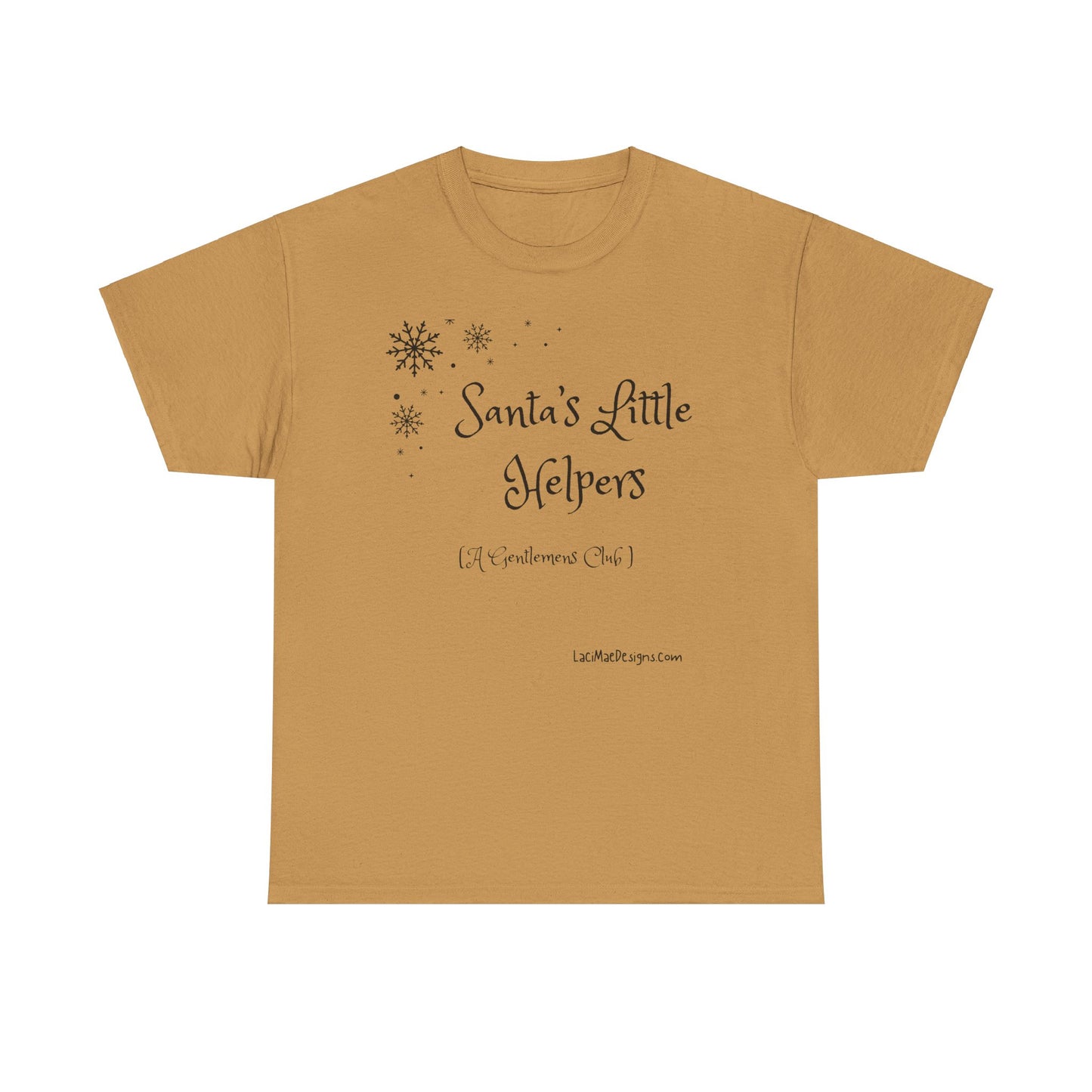 Fun, imaginary North Pole Gentleman's Club Unisex Heavy Cotton Tee