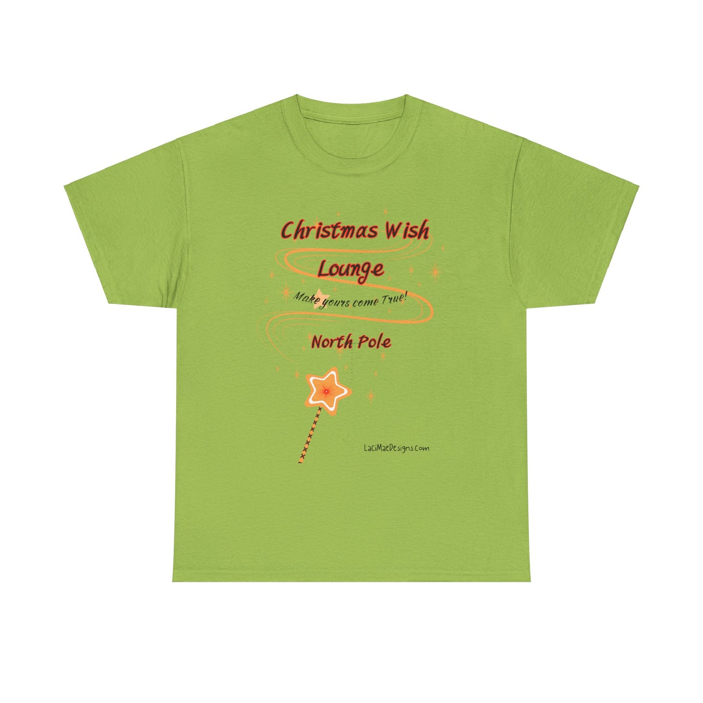 Fun, Imaginary North Pole Lounge Unisex Heavy Cotton Tee