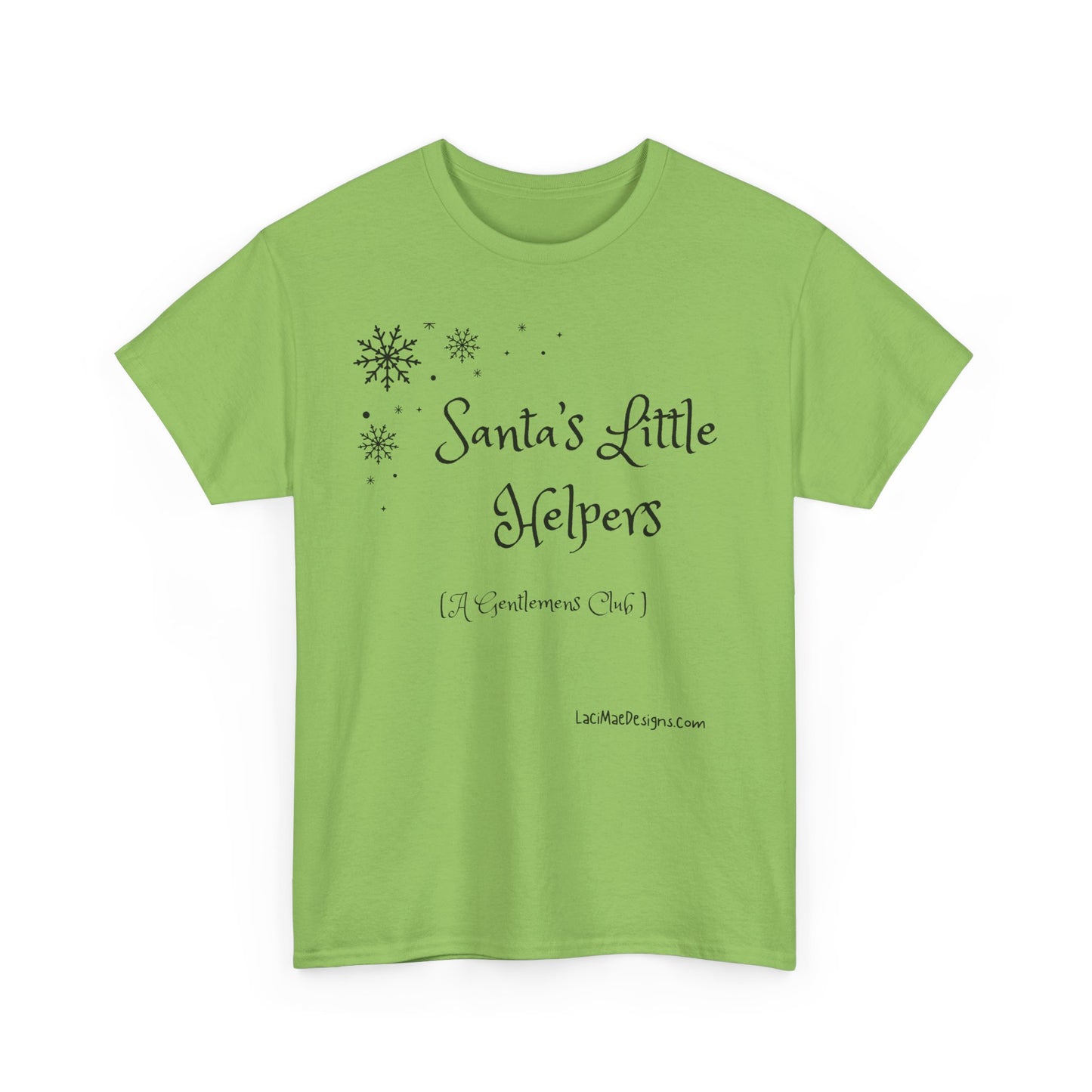 Fun, imaginary North Pole Gentleman's Club Unisex Heavy Cotton Tee